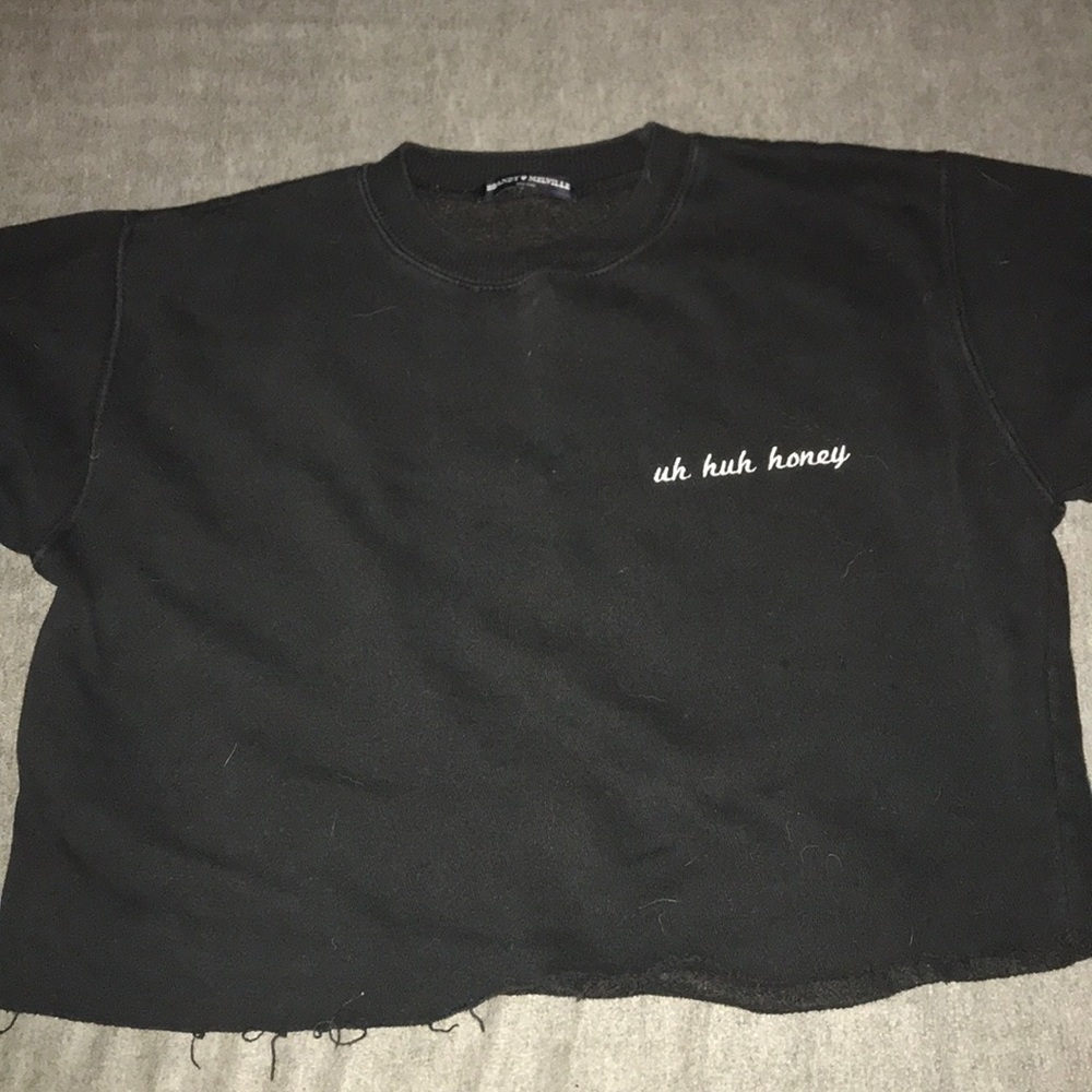 brandy melville cropped pull over